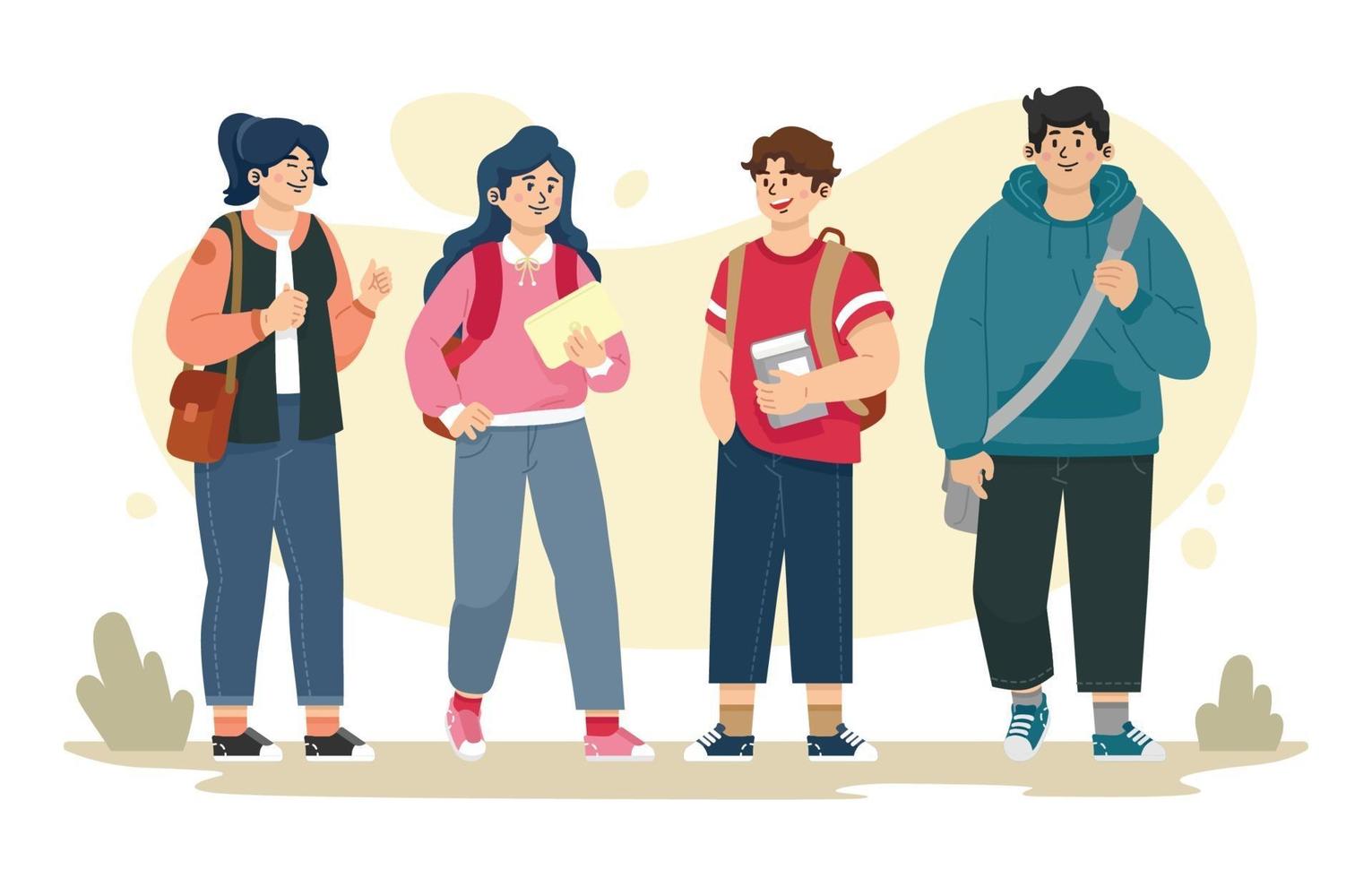 College Student Illustration